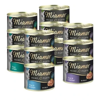Miamor Feine Filets In Jelly Mixpaket 12x185g 1 Miamor Feine Filets In Jelly Mixpaket 12x185g