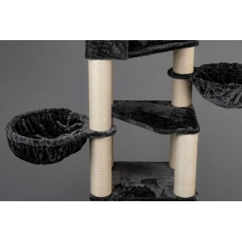 RHR Quality Kratzbaum Corner Coon Dunkelgrau 4 RHR Quality Kratzbaum Corner Coon Dunkelgrau – Bild 4