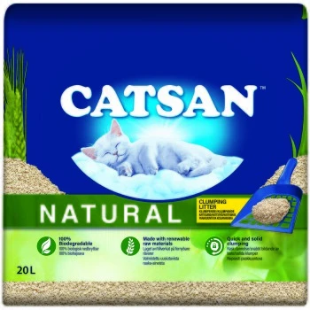 CATSAN Natural Klumpstreu 20 L 2 CATSAN Natural Klumpstreu 20 L – Bild 2