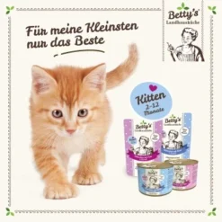 Betty's Landhausküche Frischebeutel Kitten Huhn & Pute 12 X 100g Für Katze -Katzen Hundebedarf Geschäft 461dcbb3e4fccd74749a27659c46d330c40db36f 1391604 de DE 7f690c98b2edc408f2de4d3f74149255abd1e0f7AiIMyS