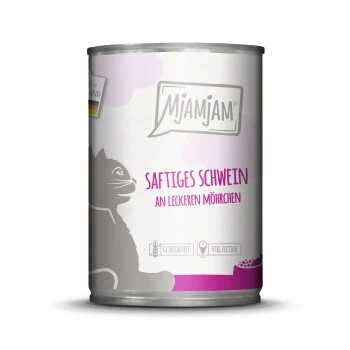 MjAMjAM 6x400g Saftiges Schwein An Leckeren Möhrchen 1 MjAMjAM 6x400g Saftiges Schwein An Leckeren Möhrchen
