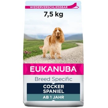 EUKANUBA Breed Specific Cocker Spaniel 7,5kg 1 EUKANUBA Breed Specific Cocker Spaniel 7,5kg