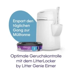 HabaPet LitterLocker By Litter Genie Katzenstreu Entsorgungseimer -Katzen Hundebedarf Geschäft 5f34ef62051a27b2e8a8805f2a90a7070dadb892 1651750 3
