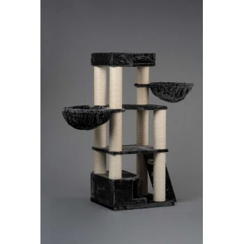 RHR Quality Kratzbaum Corner Coon Dunkelgrau 3 RHR Quality Kratzbaum Corner Coon Dunkelgrau – Bild 3