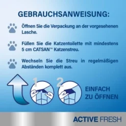CATSAN Active Fresh Klumpstreu 8 L -Katzen Hundebedarf Geschäft 76f4d4c832f1bb548aee3a571afb8b9a505bce8e 1276805 5