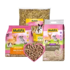 MultiFit Streu-Set Holz + Hanf + Stroh