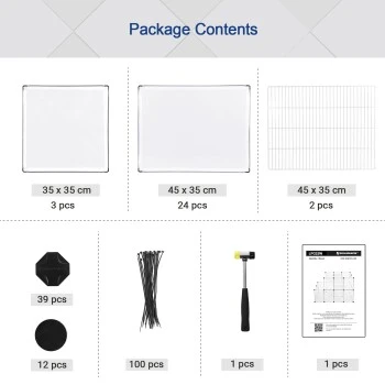 SONGMICS DIY-Hamsterkäfig Aus Kunststoff 4 SONGMICS DIY-Hamsterkäfig Aus Kunststoff – Bild 4