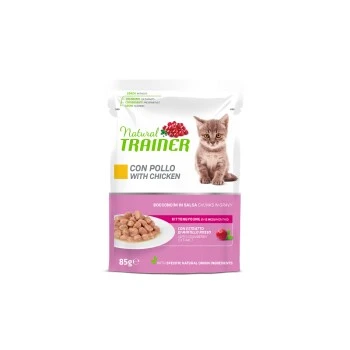 Natural Trainer Kitten & Young 12x85g Huhn 1 Natural Trainer Kitten & Young 12x85g Huhn