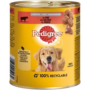 Pedigree Dose Mit Rind In Pastete 12x800g 1 Pedigree Dose Mit Rind In Pastete 12x800g
