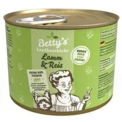 Betty's Landhausküche Lamm & Reis 6 X 200g Für Hund