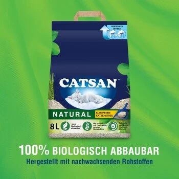 CATSAN Natural Klumpstreu 20 L 3 CATSAN Natural Klumpstreu 20 L – Bild 3