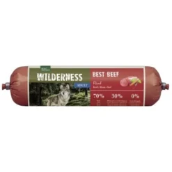 REAL NATURE WILDERNESS Wurst Adult 6x400g Best Beef - Rind Mit Amaranth & Karotte