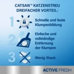 CATSAN Active Fresh Klumpstreu 8 L -Katzen Hundebedarf Geschäft a73368db549fd9b09b626975c4baa97d4ec4c8b3 1276805 3