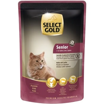 SELECT GOLD Senior +12 Huhn & Lachs 12x85 G 1 SELECT GOLD Senior +12 Huhn & Lachs 12x85 G