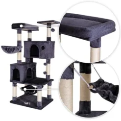 Lionto Kratzbaum, Höhe 140 Cm Dunkelgrau -Katzen Hundebedarf Geschäft ac4222ea59953d19db768dfb49be959f56896be6 1657048 de DE dd314955b397519aea4d9676243edaeb71aa8cb0o2Sliq