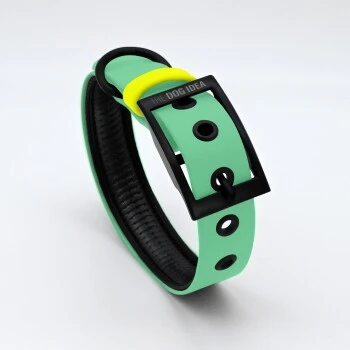 THE DOG IDEA Biothane Halsband Mint Mint S 3 THE DOG IDEA Biothane Halsband Mint Mint S – Bild 3