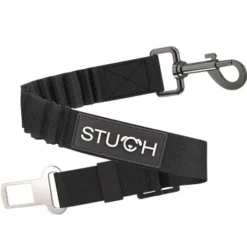 STUCH Universeller Bungee Autogurt Für Hunde & Katzen Schwarz