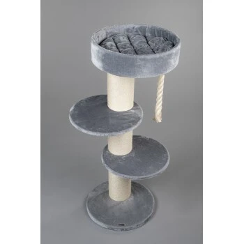 RHR Quality Kratzbaum Maine Coon Sleeper Hellgrau 2 RHR Quality Kratzbaum Maine Coon Sleeper Hellgrau – Bild 2