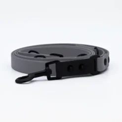 THE DOG IDEA Biothane Hundeleine Grau Schwarz