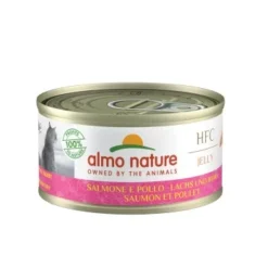 Almo Nature HFC Jelly 24x70g Lachs Und Huhn