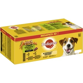 Pedigree Vital Multipack Portionsbeutel In Sauce 40x100g 1 Pedigree Vital Multipack Portionsbeutel In Sauce 40x100g