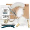 Kater Kasimir Deluxe Set Mit 9 Beliebten Katzenspielzeugen Aus Naturmaterial Und Handgemachtem CATMOM Armband